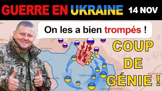 14 nov  EN VUE DE TOUS  Les forces ukrainiennes réalisent un chefdœuvre tactique [upl. by Ehgit]