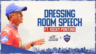 Dressing Room Speech ft Ricky Ponting  MI vs DC  Delhi Capitals [upl. by Lucrece]