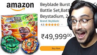 I BOUGHT THE MOST EXPENSIVE BEYBLADE FROM AMAZON [upl. by Rehpotsyrk]