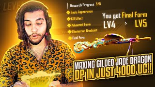 Maxing Gilded Jade Dragon DP in Just 4000 UC  47 khalifa Pubg Mobile [upl. by Aiker]