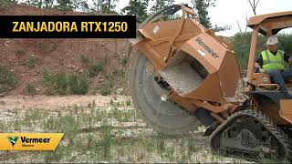 ZANJADORA RTX1250  VERMEER MÉXICO [upl. by Aremus]