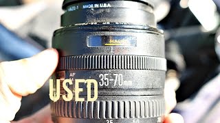 Canon Lens 35  70mm Zoom 20 at Local Flea Market Macro Rebel t6i [upl. by Hiller]