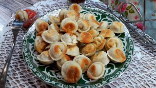 Жареные Пельмени на Сковороде  Вкусные Пельмени на Сковороде [upl. by Inatsed]