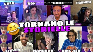 IL RITORNO DELLE STORIELLE con KOK GIOEE FRENEH STEVEN BASALARI MANUUXO e KING ASH [upl. by Eelinnej352]