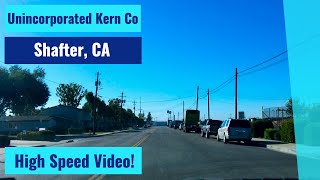 Unincorporated Kern County To Shafter CA  High Speed Video [upl. by Enelrae]