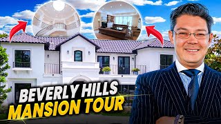 22900000 Incredible Beverly Hills Mansion Tour with Christophe Choo Global Luxury Real Estate [upl. by Estren]