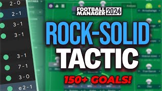 150 Goals For MONSTER 352 Tactic FM24 🤯  Football Manager 2024 Best Tactics [upl. by Yelroc315]