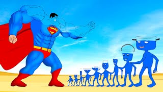 Evolution Of SUPERMAN Vs Evolution Of MONSTER RADIATION  Returning From The Dead SECRET  FUNNY [upl. by Pablo]