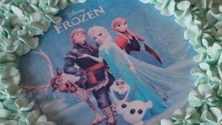 FROZEN Tort lodowy Kraina lodu Jak zrobić tort lodowy Tort z opłatkiem ELSA [upl. by Sharia352]