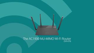 DLink AC1900 MUMIMO WiFi Router DIR878 [upl. by Aloeda]