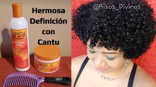 Como Defino Mis Rizos Con Activador y Crema De Definir Rizos De Cantu [upl. by Chee]