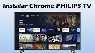 Como instalar Google Chrome en smart TV Philips [upl. by Nomolos]