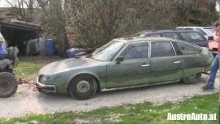 Citroen CX Diesel wird von MiniTraktor gezogen [upl. by Fitzger877]