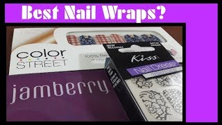 Which Nail WrapsStickers are the BEST Jamberry Color Street [upl. by Yazbak]