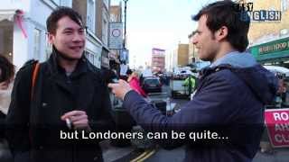 Talking to people in London  Easy English 4 [upl. by Shirk349]