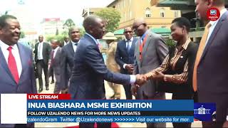 President Ruto arrives at KICC for the Inua Biashara MSME exhibition [upl. by Sena]