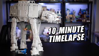 Building LEGO UCS ATAT in 10 Minutes Set 75313 [upl. by Dub299]