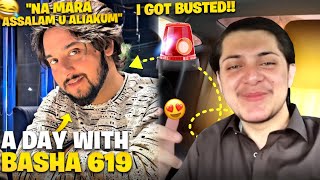 A DAY WITH BASHA 619 ❤️‍🔥l GOT BUSTED BY POLICE 😨 [upl. by Ateloj124]