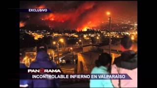 Incontrolable infierno en Valparaíso nueva tragedia en Chile 12 [upl. by Retepnhoj]