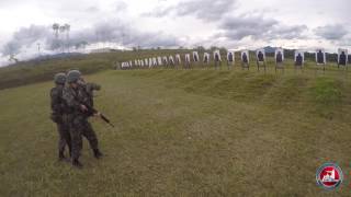 Instrução de Tiro de Combate  4º ano  Seção de Tiro da Academia Militar das Agulhas Negras [upl. by Worra]