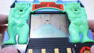 GHOST HOUSE BANDAI Vintage LCD GAME released in 1985 [upl. by Elicia]