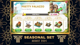 JUNES JOURNEY NEW SEASONAL SET AUG 2024  VENTURE INTO VENICE SET  PRETTY PALAZZO  4K [upl. by Ial485]