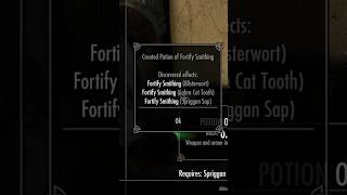 How to make a Potion of Fortify Smithing in Skyrim skyrim howtomake potions fortify smithing [upl. by Anoed979]