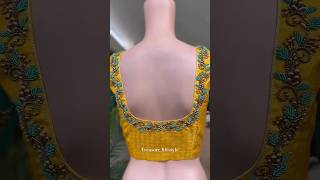 Latest blouse design for bridal blouse fashion viralnewshorts backneck vlog love [upl. by Lonergan]