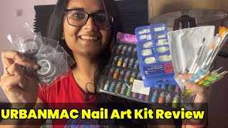 Best Nail Art Kit 2023  URBANMAC Nail Art Kit Review  How to use Nail dotted pen amp Nail Brushes [upl. by Ossy]