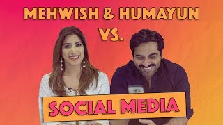 Humayun Saeed amp Mehwish Hayat Versus Social Media  MangoBaaz [upl. by Llechtim]