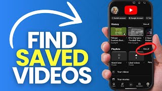 How to Find Saved Videos in Youtube Account [upl. by Hoffarth]