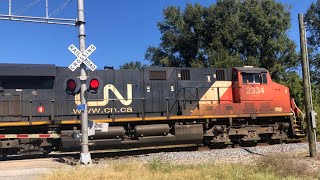 CN A419 passes through Garyville LA [upl. by Ragde586]