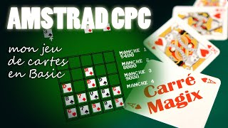 AMSTRAD CPC  Carré Magix jeu en Basic [upl. by Pierrette]