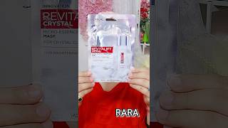 Loreal Paris Revitalift crystal micro essence sheetmask  RARA [upl. by Earazed]