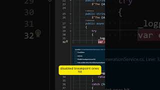 Advanced breakpoints settings in visualstudio [upl. by Edyth]