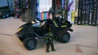 Halo Mega Bloks 99660 Halo CE UNSC Warthog Review [upl. by Eissej876]