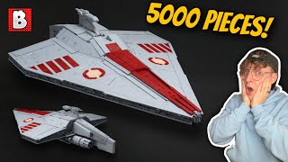 My new FAVORITE Ultimate Custom LEGO AcclamatorClass Assault Ship [upl. by Rehpatsirhc]