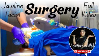 My jawline facial ’’SURGERY’’ Full video Ankithanaidu143 👋🔔😇💐🥰🙌💖💗💞 [upl. by Ahtnams]