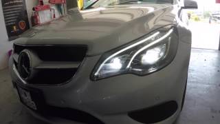 Mercedes Benz E Coupe JDM  DRL enable [upl. by Nref256]