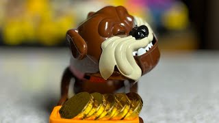 Mad Dog beware dont take his favourite Gold Chocolate Coins🤣😂scary dog funnytoy asmr toys [upl. by Durno]