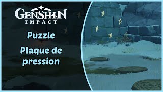 Genshin Impact  Plaque de pression  Puzzle [upl. by Kegan]