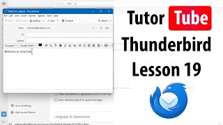 Thunderbird  Lesson 19  Adding Attachments to Emails [upl. by Sibylle]