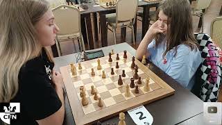 O Komissarova 1834 vs Pinkamena 1797 Chess Fight Night CFN Blitz [upl. by Teresa612]