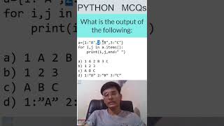 Solve Python MCQs Fast  Learn Python in a Minute infytqmcq infytq shorts python infytqpython [upl. by Love]