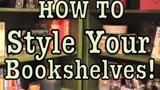 DIY Style A Bookcase  Roomspiration [upl. by Akerue]