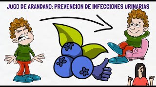 JUGO DE ARÁNDANO PARA PREVENIR LAS INFECCIONES URINARIAS [upl. by Liatris627]