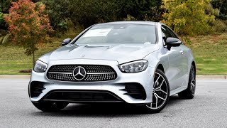 STUNNING 2021 MercedesBenz E450 Coupe Review [upl. by Olenolin]