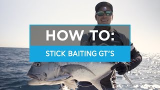 HOW TO Stick Baiting GTs with Chris Henry [upl. by Mayhew]