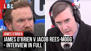 James OBrien VS Jacob ReesMogg On Brexit  FULL Interview  LBC [upl. by Nolyarg195]