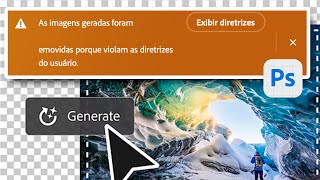 Preenchimento generativo do Photoshop dando erro Imagem removida  Como resolver [upl. by Anikas]